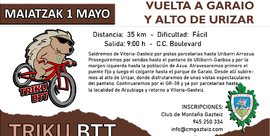 Vuelta a Garaio y Alto de Urizar (47 km)